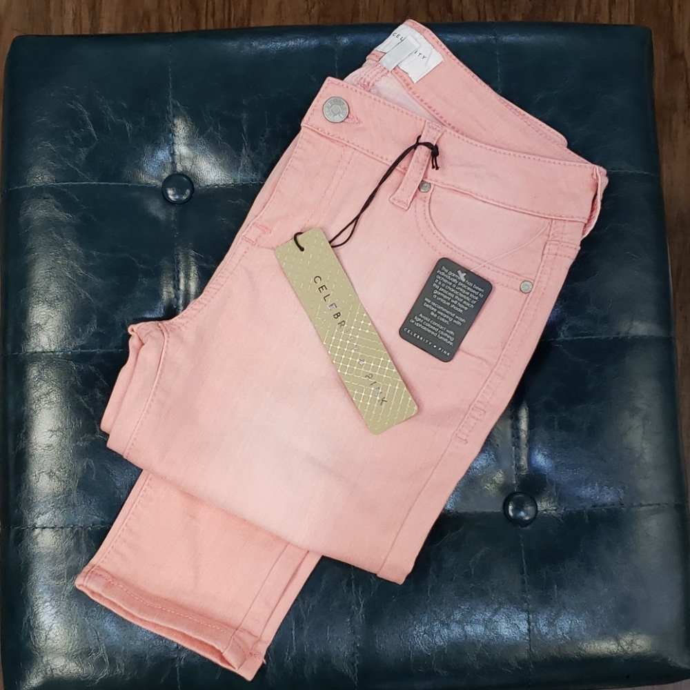 Pink Denim Ankle Skinny